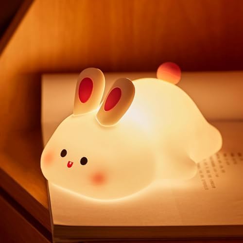 SoftGlow™ – Soothing Bunny Night Light for Kids